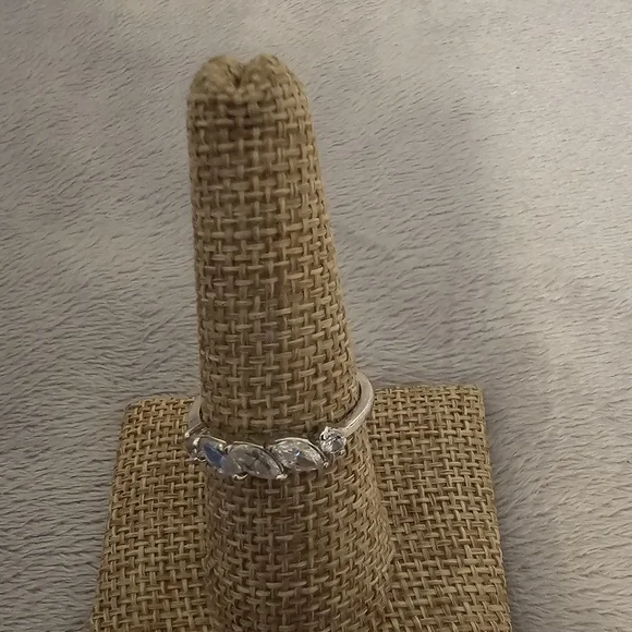 Crown Ring, Rhinestone Ring & Earrings - Picture 3 of 5